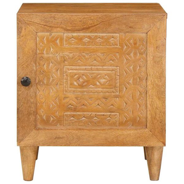 vidaXL &Eacute;jjeliszekr&eacute;ny Vil&aacute;gos Barna 40 x 33 x 46 cm T&ouml;m&ouml;r ak&aacute;cfa