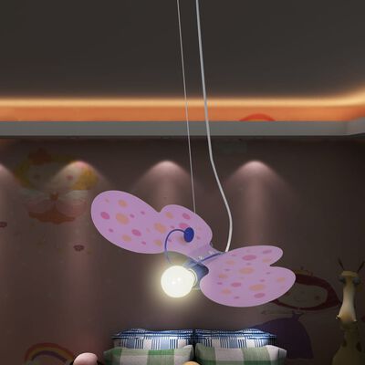 Pillangó alakú fali- / mennyezeti lámpa gyerekszobába