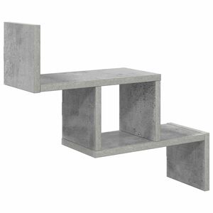 vidaXL Falpolc Betonsz&uuml;rke 48 x 15 x 42 cm Szerelt Fa
