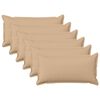 vidaXL P&aacute;rna huzat 6 pcs HOUTEN Kr&eacute;msz&iacute;nű 40 x 80 cm Műlensz&ouml;vet