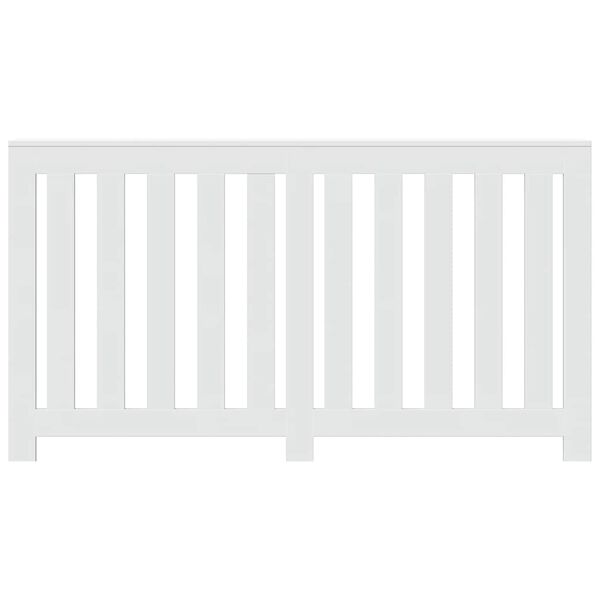 vidaXL feh&eacute;r szerelt fa radi&aacute;torburkolat 149 x 20 x 82 cm