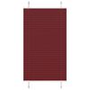 vidaXL plisz&iacute;rozott redőny Bordeaux piros 75x100 cm Sz&ouml;vetsz&eacute;less&eacute;g