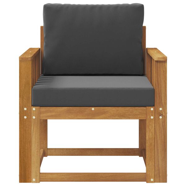 vidaXL K&uuml;lt&eacute;ri kanap&eacute; T&ouml;m&ouml;r ak&aacute;cfa &eacute;s poli&eacute;szter Term&eacute;szetes