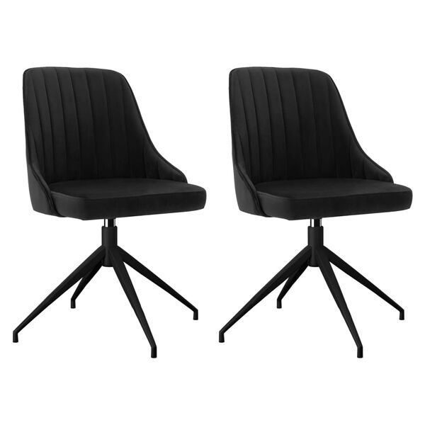 vidaXL 2 db fekete b&aacute;rsony &eacute;tkezősz&eacute;k