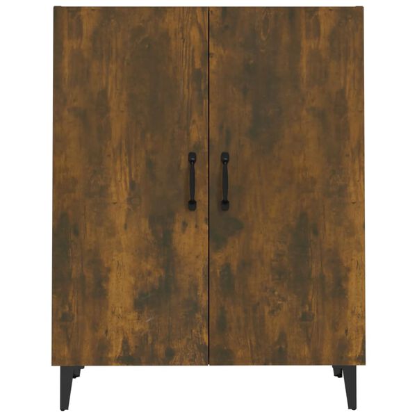 vidaXL füstös tölgyszínű szerelt fa tálalószekrény 70 x 34 x 90 cm