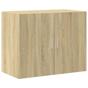 vidaXL sonoma t&ouml;lgy sz&iacute;nű szerelt fa faliszekr&eacute;ny 80 x 42,5 x 64 cm