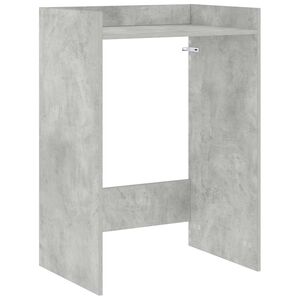 vidaXL Mos&oacute;g&eacute;p Szekr&eacute;ny Betonsz&uuml;rke 67,5 x 48 x 97 cm Szerelt fa