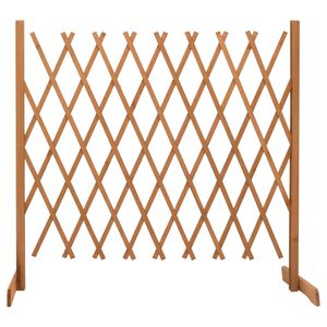 vidaXL narancss&aacute;rga t&ouml;m&ouml;r fenyőfa r&aacute;csos kerti ker&iacute;t&eacute;s 180 x 100 cm