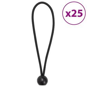 vidaXL 25 db bungeek&ouml;t&eacute;l g&ouml;mb&ouml;kkel 21 x 0,5 cm