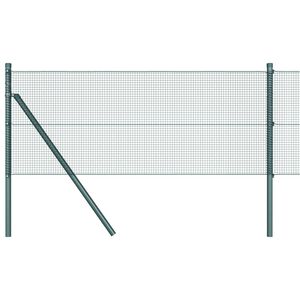 vidaXL Hegesztett dr&oacute;th&aacute;l&oacute;s ker&iacute;t&eacute;s talaj r&ouml;gz&iacute;t&eacute;s 25 x 0,4 m Z&ouml;ld