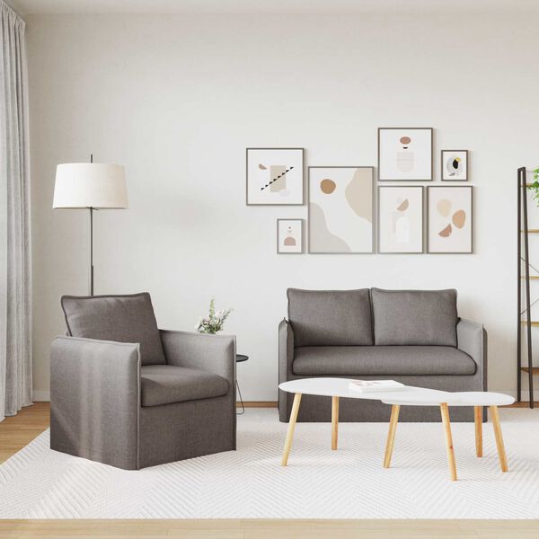 vidaXL Kanap&eacute; Szett 2 pcs T&oacute;psz&iacute;nű 196 x 82 x 85 cm sz&ouml;vet