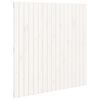 vidaXL feh&eacute;r t&ouml;m&ouml;r fenyőfa fali fejt&aacute;mla 108 x 3 x 110 cm