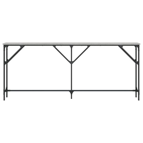 vidaXL sz&uuml;rke sonoma sz&iacute;nű szerelt fa t&aacute;lal&oacute;asztal 180x23x75 cm