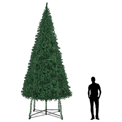 vidaXL zöld műkarácsonyfa állvánnyal 500 cm
