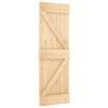 vidaXL Cs&uacute;sz&oacute; ajt&oacute; NARVIK 70 x 210 cm (152,5 cm) Term&eacute;szetes &eacute;s Fekete