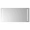 vidaXL LED F&uuml;rdőszoba T&uuml;k&ouml;r t&uuml;k&ouml;rrel &Aacute;tl&aacute;tsz&oacute; 40 x 20 cm edzett &uuml;veg