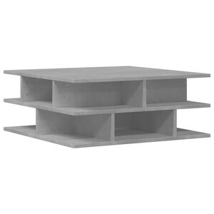 vidaXL betonsz&uuml;rke szerelt fa doh&aacute;nyz&oacute;asztal 70x70x29 cm