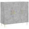 vidaXL betonsz&uuml;rke szerelt fa t&aacute;lal&oacute;szekr&eacute;ny 90 x 34 x 80 cm