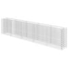 vidaXL horganyzott ac&eacute;l gabion magas&aacute;gy&aacute;s 450 x 50 x 100 cm