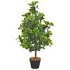 vidaXL z&ouml;ld, cserepes műbab&eacute;rfa 90 cm