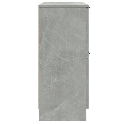 vidaXL betonszürke szerelt fa tálalószekrény 30 x 30 x 70 cm