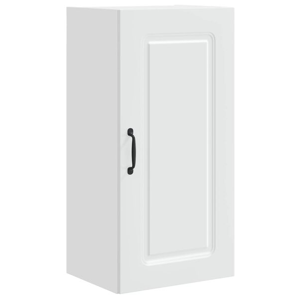 vidaXL Konyhaszekr&eacute;ny t&aacute;rol&oacute;val Kalmar Feh&eacute;r 40 x 31 x 80 cm Faanyag