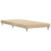 vidaXL sonoma t&ouml;lgy sz&iacute;nű szerelt fa &aacute;gykeret matrac n&eacute;lk&uuml;l 90x190 cm