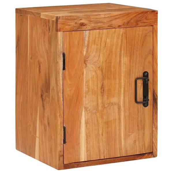 vidaXL &Eacute;jjeli asztal 2 pcs Barna 35 x 33 x 48 cm T&ouml;m&ouml;r Fa Ak&aacute;cia