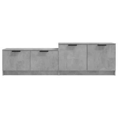 vidaXL betonszürke szerelt fa TV-szekrény 158,5x36x45 cm
