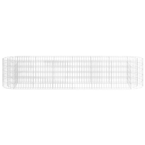 vidaXL horganyzott vas gabion magas&aacute;gy&aacute;s 260 x 50 x 50 cm