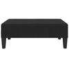 vidaXL k&eacute;tszem&eacute;lyes fekete kanap&eacute;&aacute;gy 2 p&aacute;rn&aacute;val &eacute;s l&aacute;btart&oacute;val