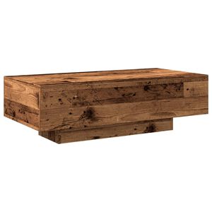 vidaXL antik fa sz&iacute;nű szerelt fa doh&aacute;nyz&oacute;asztal 100x49,5x31 cm