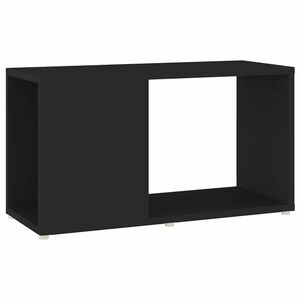vidaXL fekete szerelt fa TV-szekr&eacute;ny 60 x 24 x 32 cm