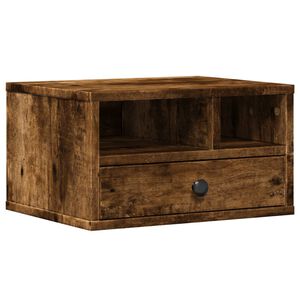 vidaXL f&uuml;st&ouml;s t&ouml;lgy sz&iacute;nű szerelt fa nyomtat&oacute;&aacute;llv&aacute;ny 40 x 32 x 22,5 cm