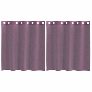 vidaXL 2 db lila f&aacute;tyolf&uuml;gg&ouml;ny&ouml;k rojtokkal 140x140 cm