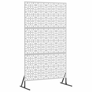 vidaXL Mag&aacute;nszf&eacute;ra K&eacute;pernyő Sz&uuml;rke 100 x 50 x 180 cm Ac&eacute;l