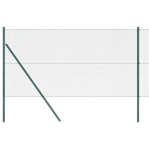 vidaXL Hegesztett dr&oacute;th&aacute;l&oacute;s ker&iacute;t&eacute;s talaj r&ouml;gz&iacute;t&eacute;s 10 x 1,2 m Z&ouml;ld