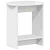 vidaXL Oldal asztal Magasf&eacute;nyű Feh&eacute;r 50 x 39,5 x 55 cm Szerelt Fa