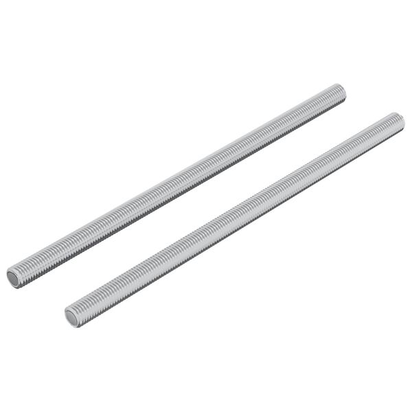 vidaXL Menetes R&uacute;d 2 pcs Ez&uuml;st 6 x 120 mm Ac&eacute;l