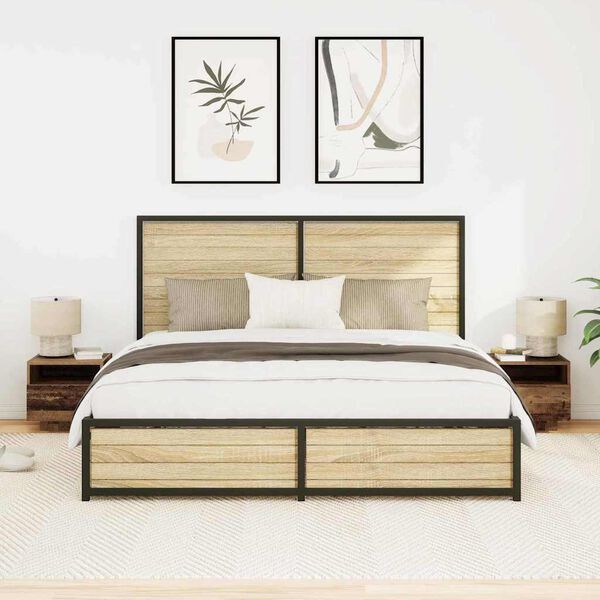 vidaXL &Eacute;jjeliszekr&eacute;ny fi&oacute;kkal 2 pcs &Ouml;reg fa 40 x 39 x 37 cm Faanyag