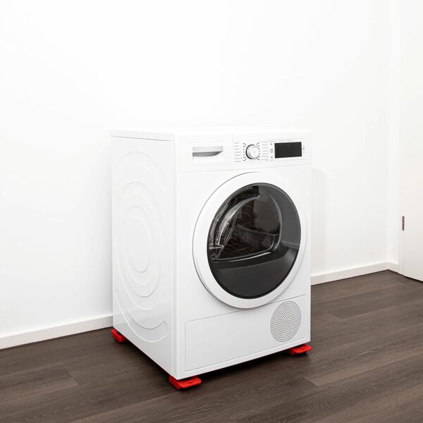 HI piros és fekete bútorszállító kerékszett