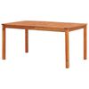 vidaXL t&ouml;m&ouml;r ak&aacute;cfa kerti asztal 150 x 90 x 74 cm