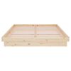 vidaXL tömör fa ágykeret 140x200 cm