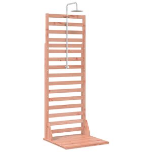 vidaXL K&uuml;lt&eacute;ri zuhany 225 cm T&ouml;m&ouml;r Douglas fenyő &eacute;s rozsdamentes ac&eacute;l