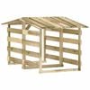 vidaXL 2 db impregn&aacute;lt fenyőfa pergola tetővel 100 x 90 x 100 cm