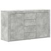 vidaXL Sz&eacute;f fi&oacute;kkal Beton Sz&uuml;rke 120 x 36 x 69 cm Faanyag