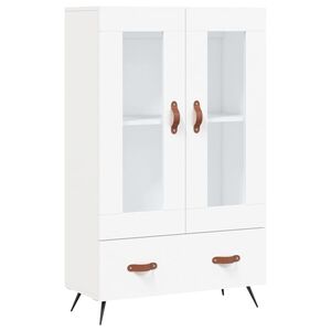 vidaXL feh&eacute;r szerelt fa magasszekr&eacute;ny 69,5 x 31 x 115 cm