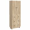 vidaXL Szekr&eacute;ny szett 2 pcs 66 x 34,5 x 90 cm Szerelt Fa