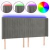 vidaXL vil&aacute;gossz&uuml;rke b&aacute;rsony LED-es fejt&aacute;mla 203x16x118/128 cm