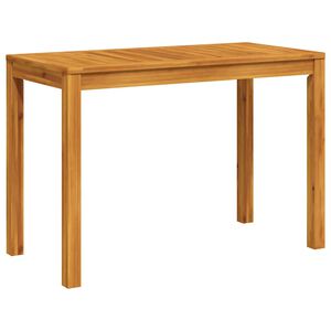 vidaXL t&ouml;m&ouml;r ak&aacute;cfa kerti &eacute;tkezőasztal 110 x 55 x 75 cm